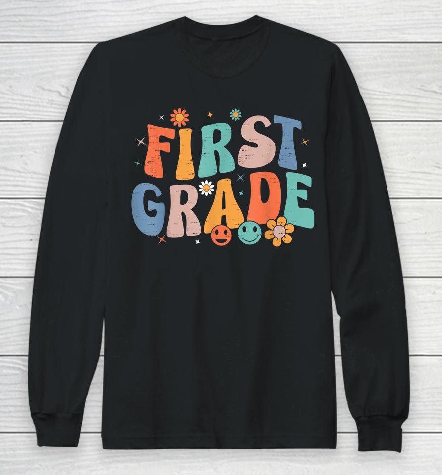First Grade Girls Boys Teacher Team 1St Grade Squad Long Sleeve T-Shirt