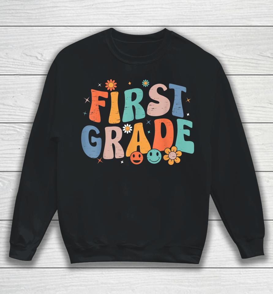 First Grade Girls Boys Teacher Team 1St Grade Squad Sweatshirt