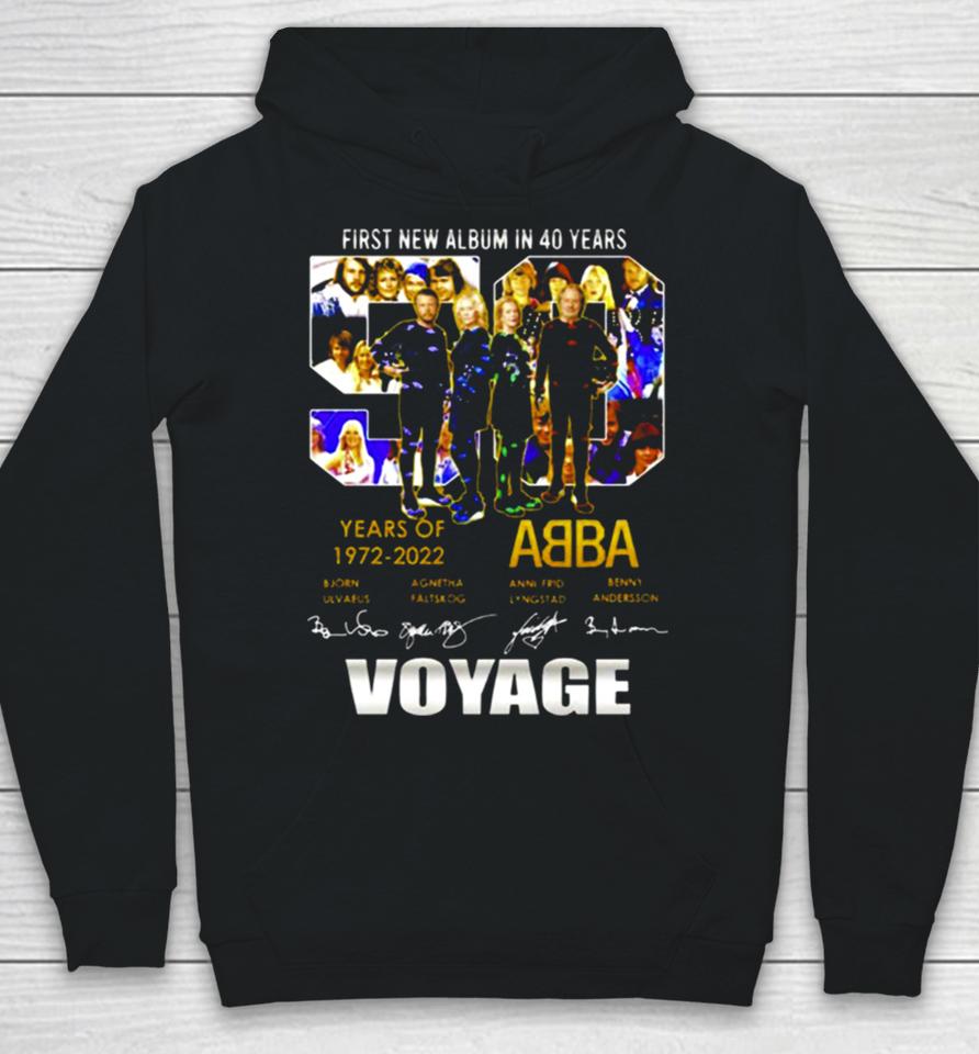 First New Album In 40 Years 50 Years 1972 2022 Abba Signatures Hoodie