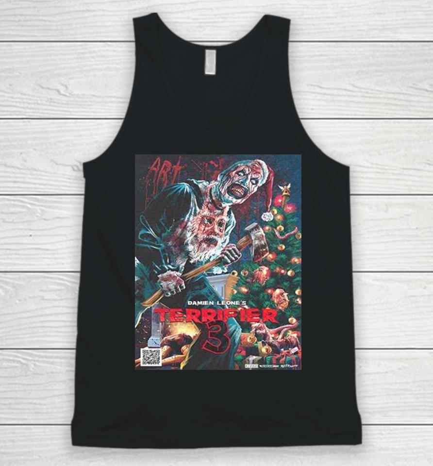 First Poster For Terrifier 3 By Damien Leone’s Christmas 2023 Unisex Tank Top