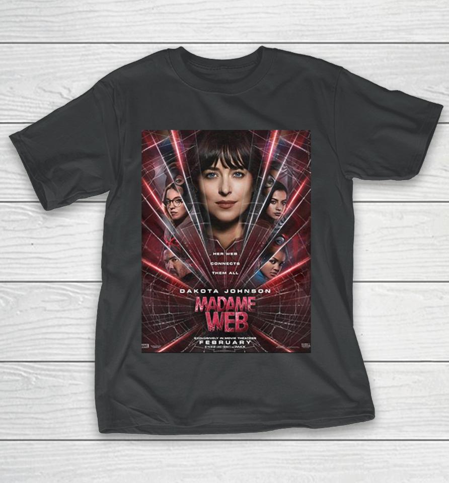 First Posters For Madame Web In Theaters On February 14 2024 T-Shirt