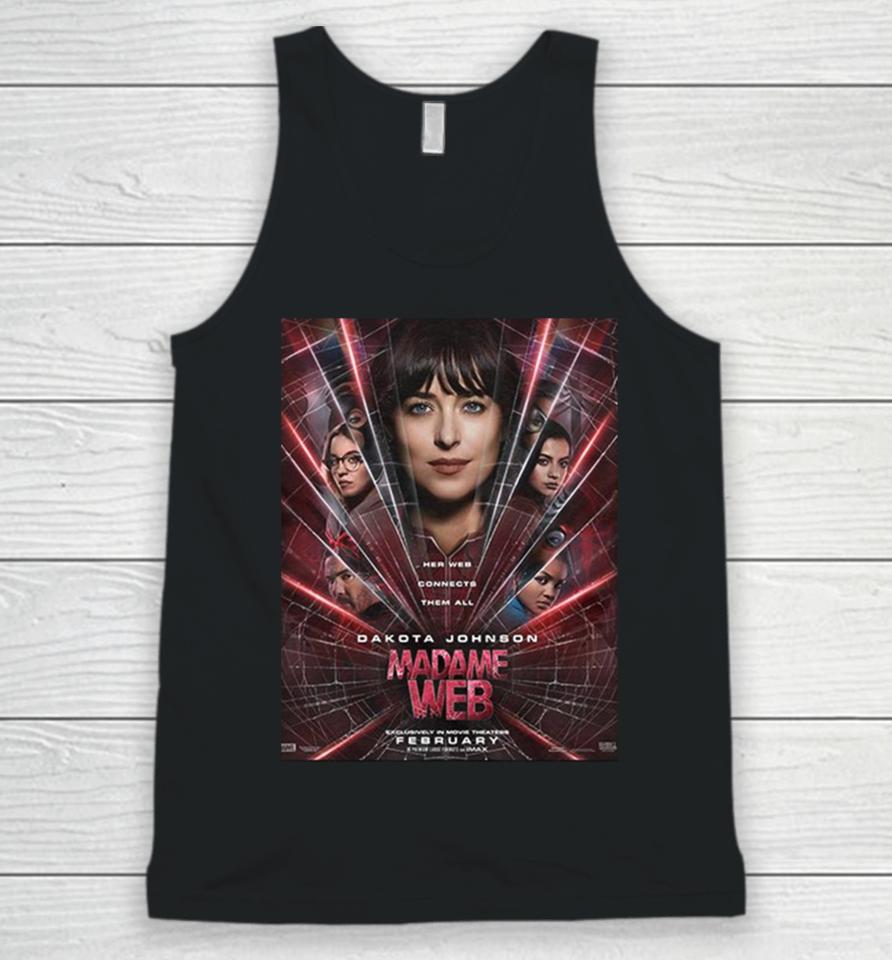 First Posters For Madame Web In Theaters On February 14 2024 Unisex Tank Top