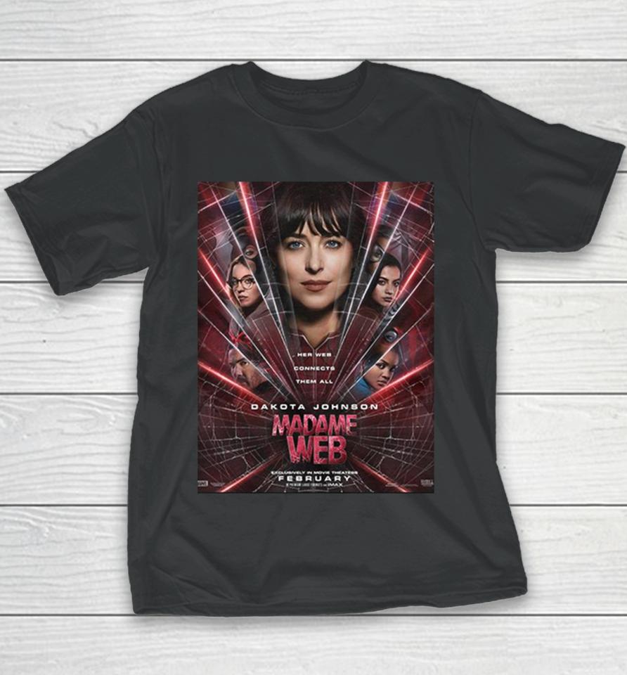 First Posters For Madame Web In Theaters On February 14 2024 Youth T-Shirt