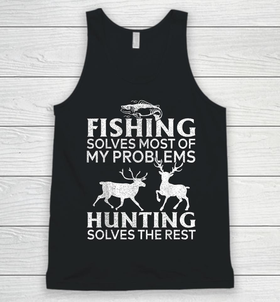 Fishing And Hunting Gift Christmas Humor Hunter Cool Unisex Tank Top