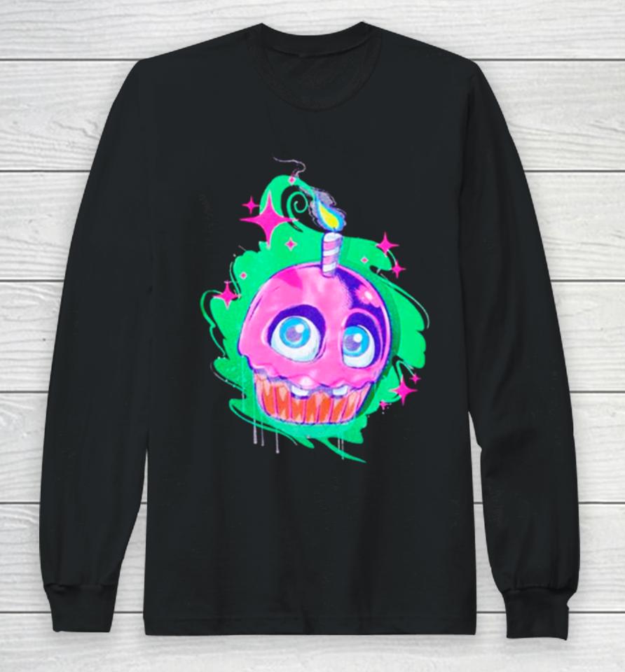 Five Nights At Freddy’s Carl The Cupcake Glow In The Dark Long Sleeve T-Shirt