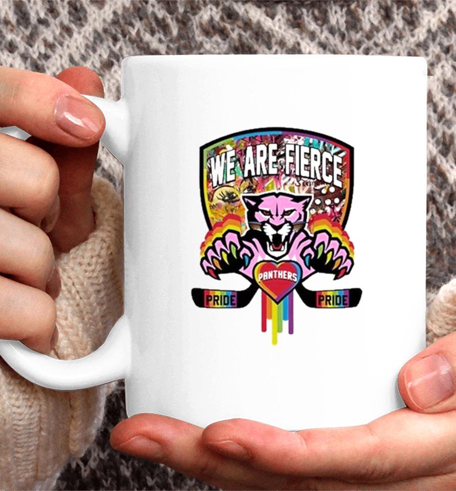 Fla Team Shop We Are Fierce Florida Panthers Pride Coffee Mug