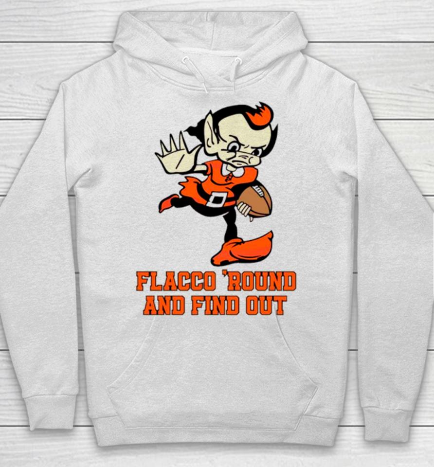 Flacco Round And Find Out Brownie The Elf Football Hoodie