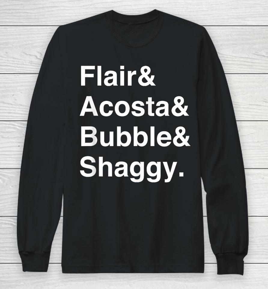 Flair &Amp; Acosta &Amp; Bubble &Amp; Shaggy Long Sleeve T-Shirt
