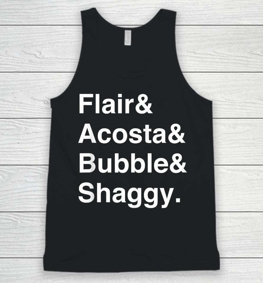 Flair &Amp; Acosta &Amp; Bubble &Amp; Shaggy Unisex Tank Top
