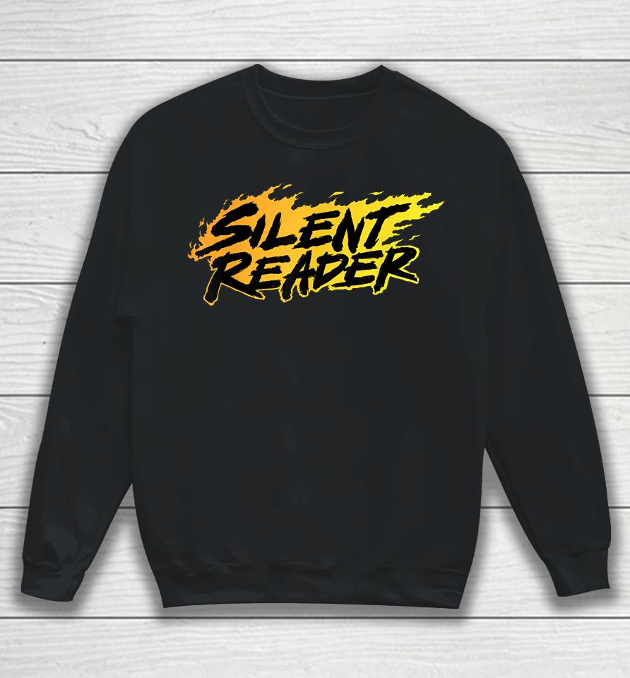Flaming Silent Reader Sweatshirt
