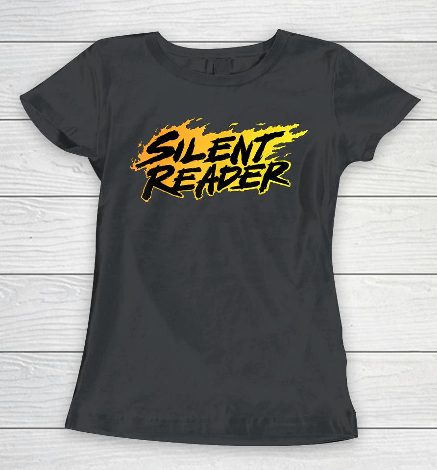 Flaming Silent Reader Women T-Shirt