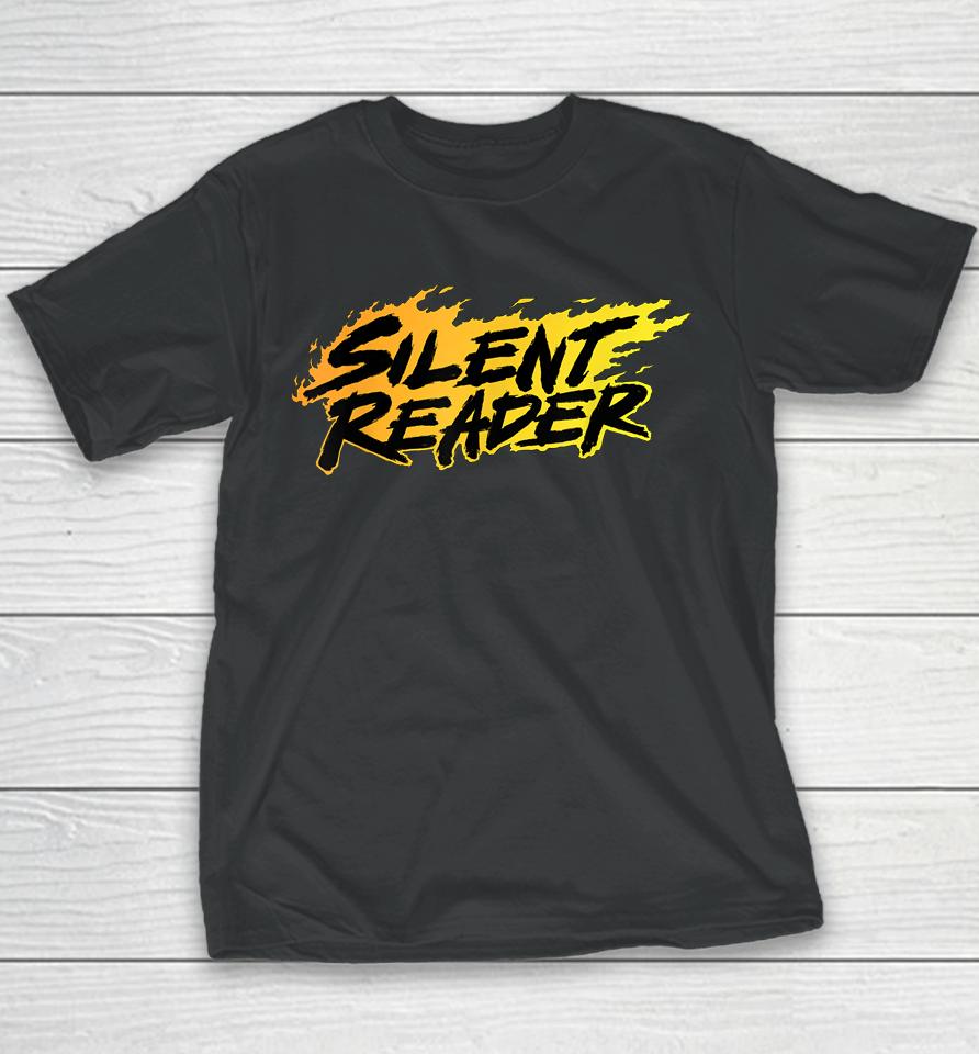 Flaming Silent Reader Youth T-Shirt