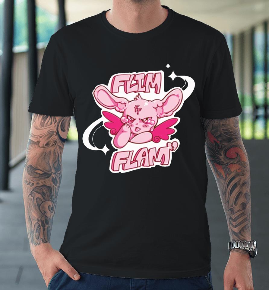 Flamingo Sad Bunny Premium T-Shirt