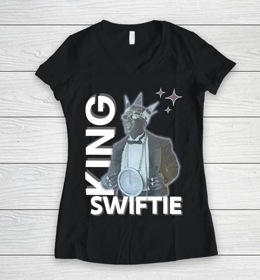 Flavor Flav King Swiftie Women V-Neck T-Shirt
