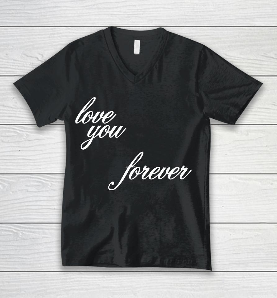 Fletcher Shop Love You Forever Unisex V-Neck T-Shirt