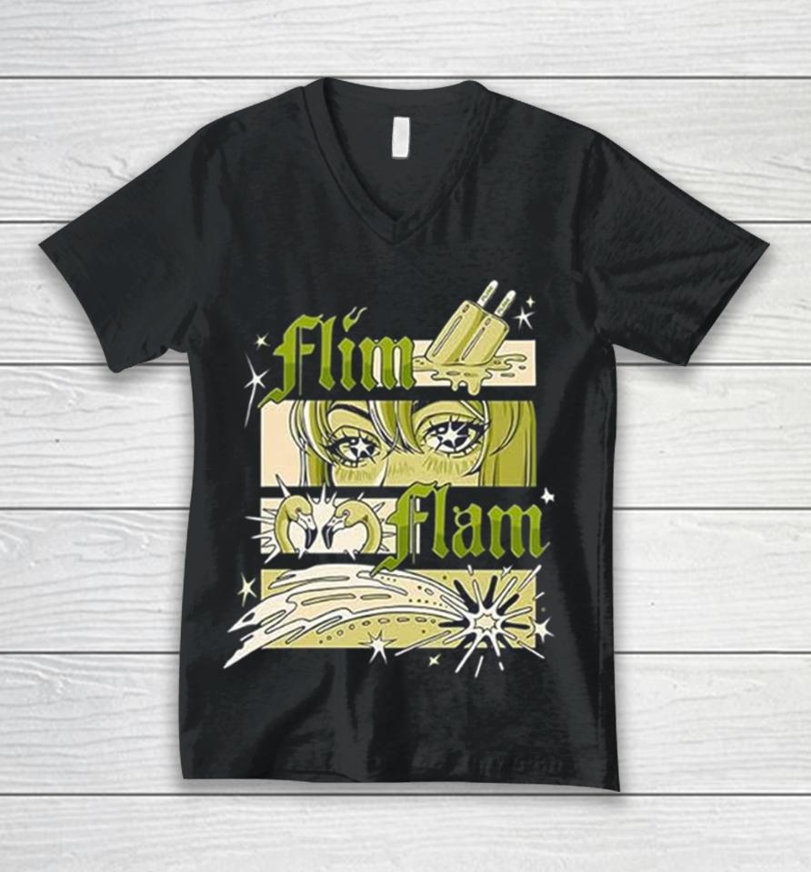 Flim Flam Stars Unisex V-Neck T-Shirt
