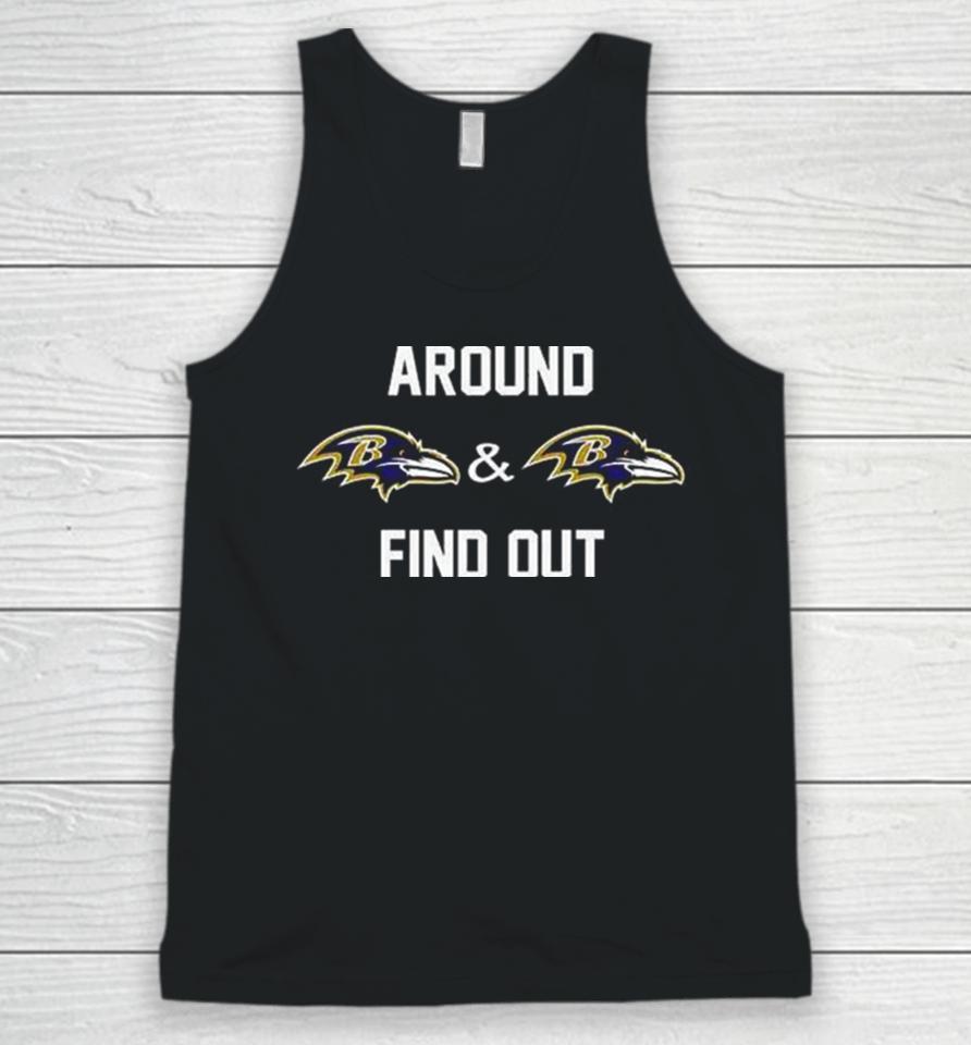 Flock Around Baltimore Ravens And Baltimore Ravens Find Out Merchandise Unisex Tank Top
