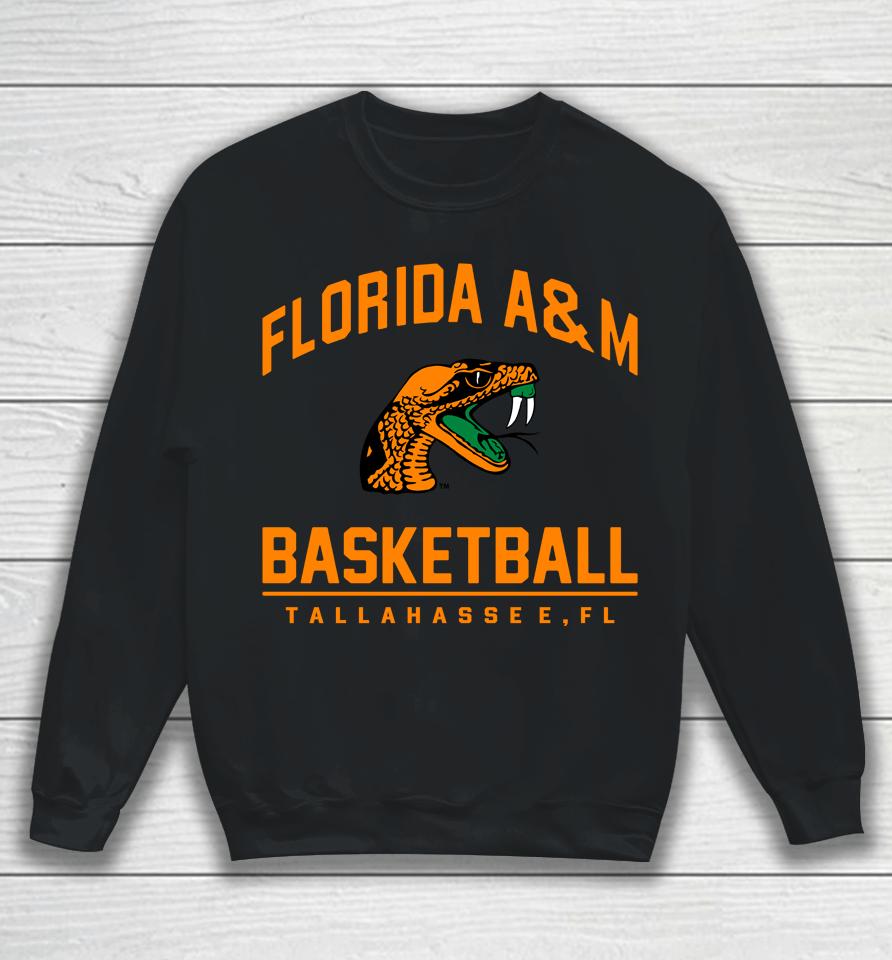 Florida A And M Rattlers Basketball Lebron James Marled Sweatshirt