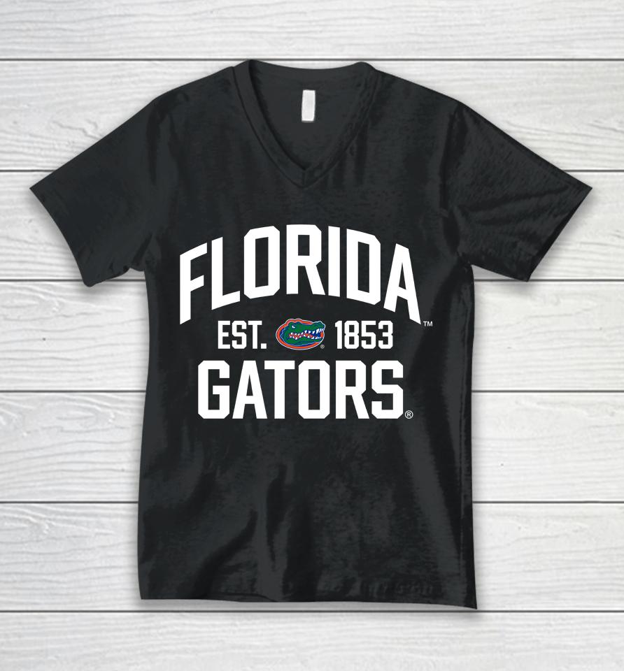 Florida Gators 1274 Victory Falls Est 1853 Unisex V-Neck T-Shirt