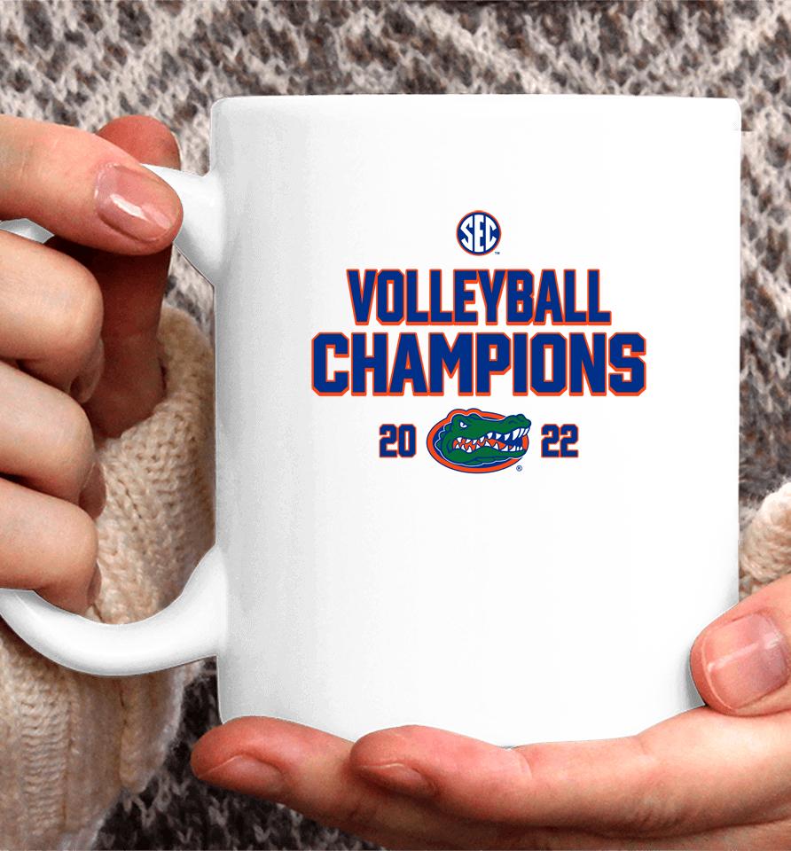 Florida Gators 2022 Sec Volleyball Regular Season Champions Coffee Mug