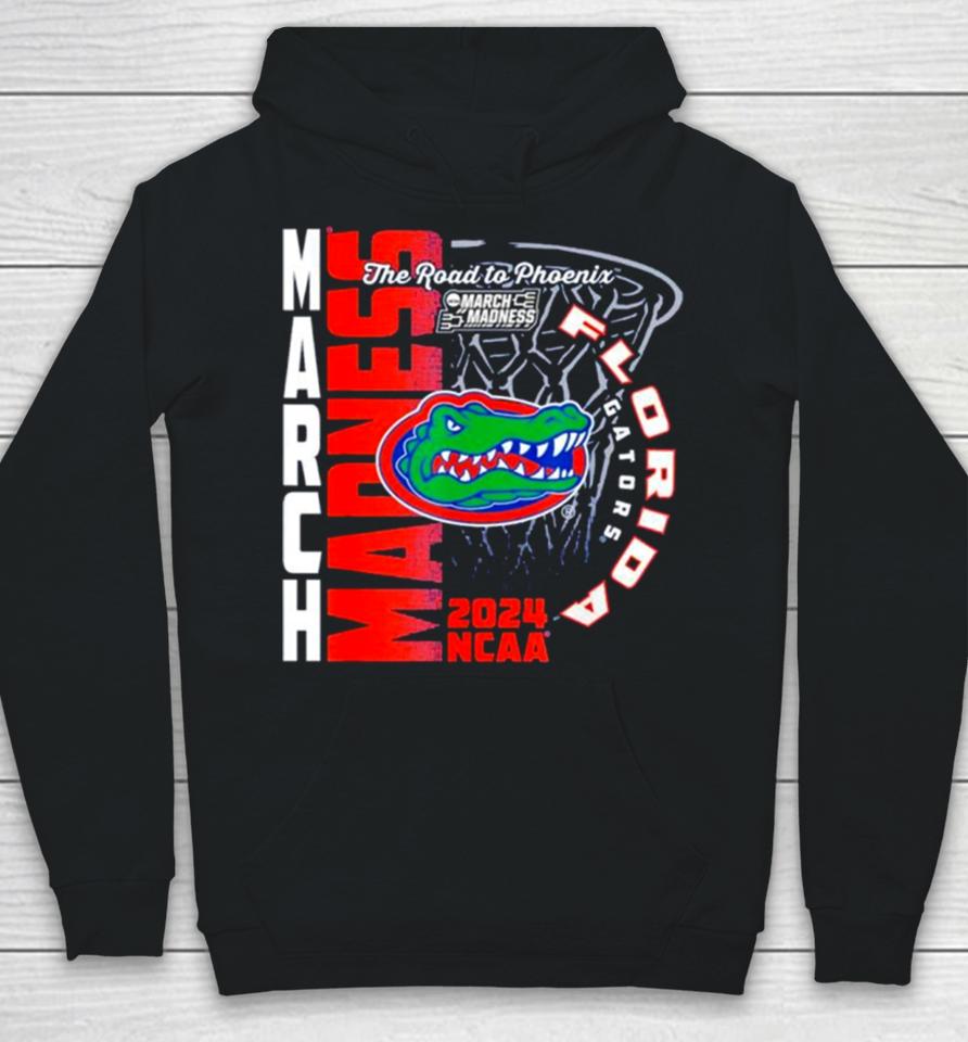 Florida Gators 2024 Ncaa Basketball The Road To Phoenix March Madness Hoodie