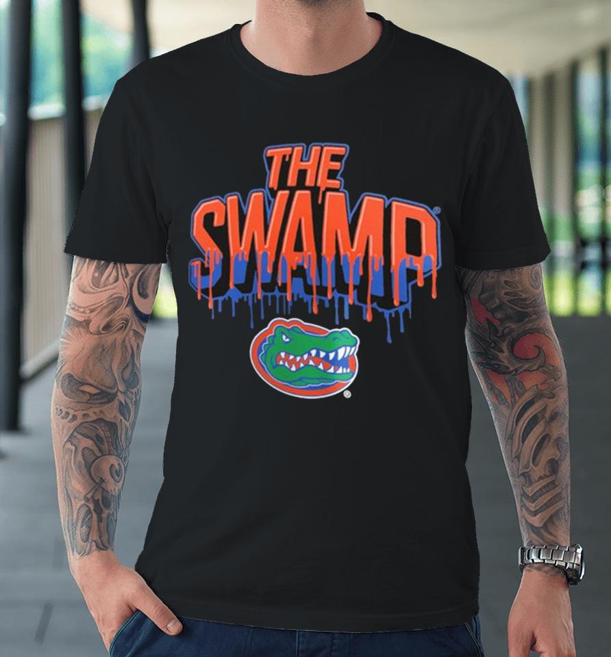 Florida Gators Blackout Swamp Drip Premium T-Shirt