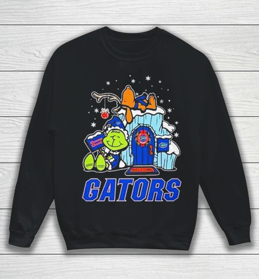 Florida Gators Grinch Nuts Welcome Christmas Sweatshirt