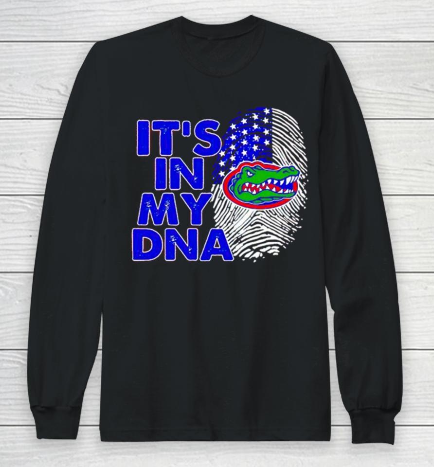 Florida Gators It’s In My Dna Fingerprint Long Sleeve T-Shirt