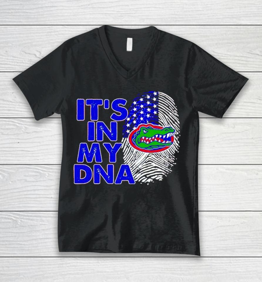 Florida Gators It’s In My Dna Fingerprint Unisex V-Neck T-Shirt
