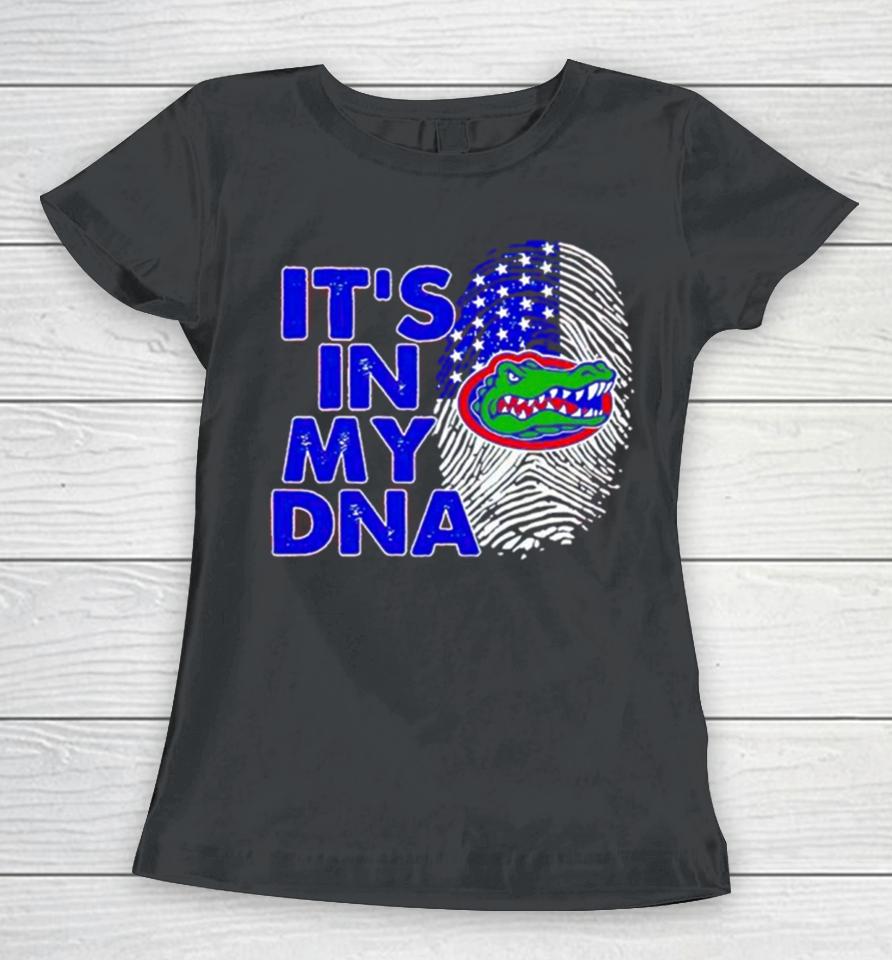 Florida Gators It’s In My Dna Fingerprint Women T-Shirt