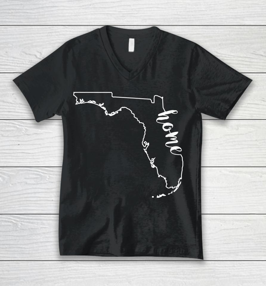 Florida Home Unisex V-Neck T-Shirt