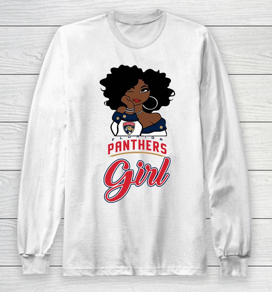 Florida Panthers Girl Nhl Long Sleeve T-Shirt