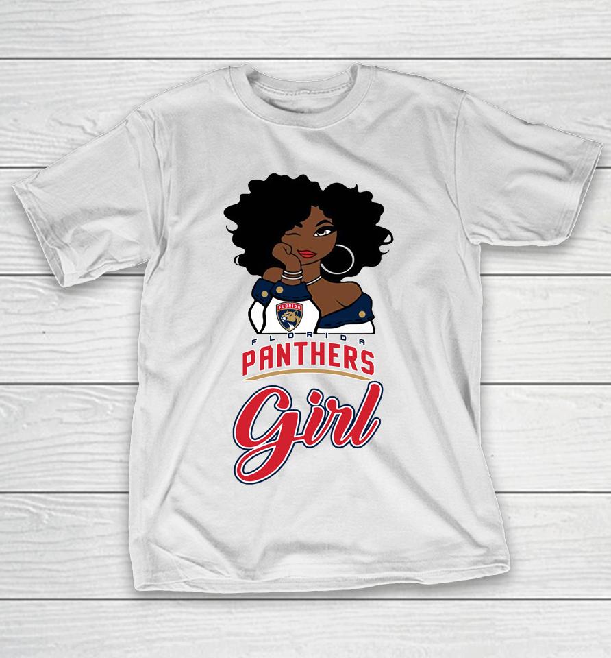 Florida Panthers Girl Nhl T-Shirt
