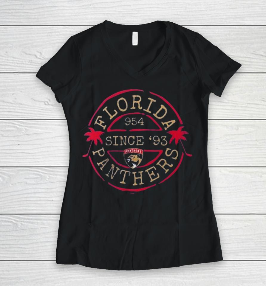 Florida Panthers Since 1993 Local Women V-Neck T-Shirt