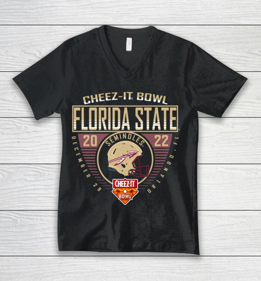 Florida State 2022 Cheez-It Bowl Bound Unisex V-Neck T-Shirt