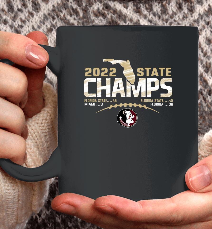 Florida State 2022 State Champions Football Score Coffee Mug