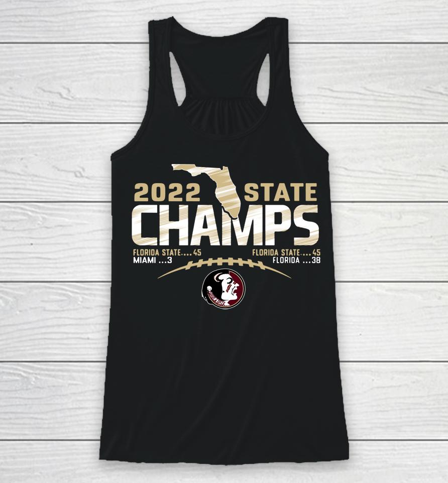 Florida State 2022 State Champions Football Score Racerback Tank