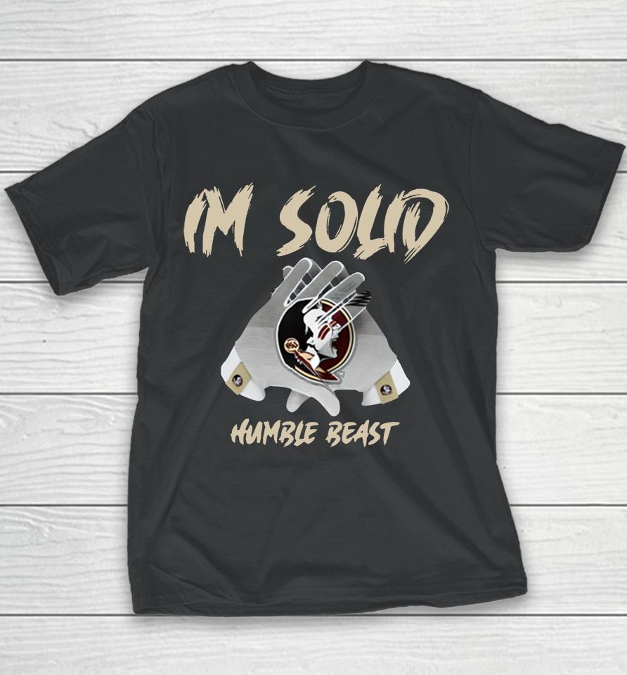 Florida State Im Solid Black Humble Beast Youth T-Shirt