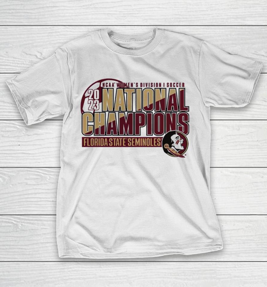Florida State Seminoles 2023 Ncaa Women’s Soccer National Champions T-Shirt