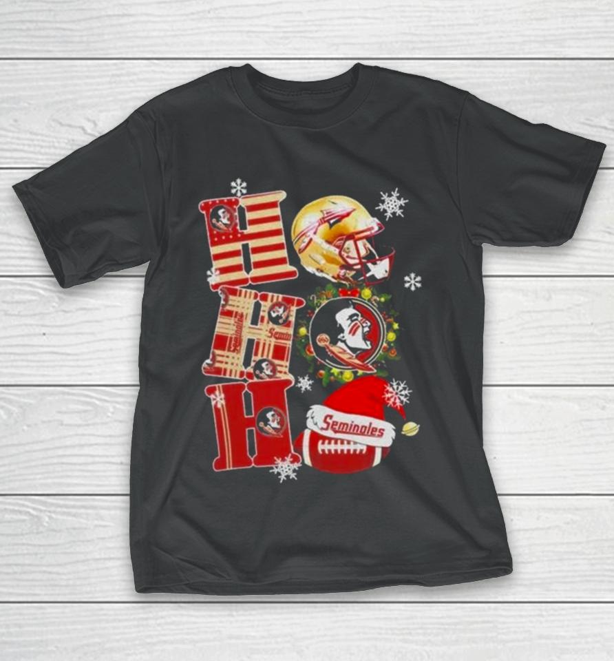 Florida State Seminoles Ncaa Ho Ho Ho Christmas T-Shirt