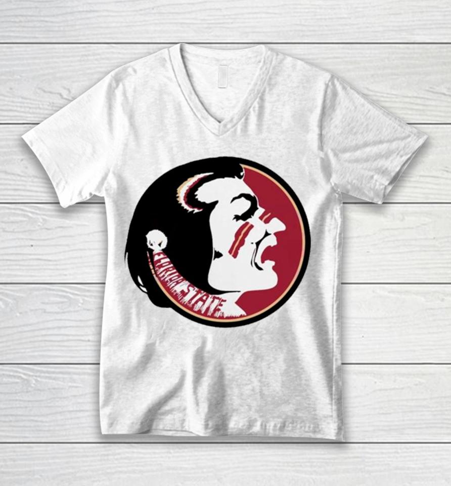 Florida State Seminoles Ncaa Parody Logo Unisex V-Neck T-Shirt