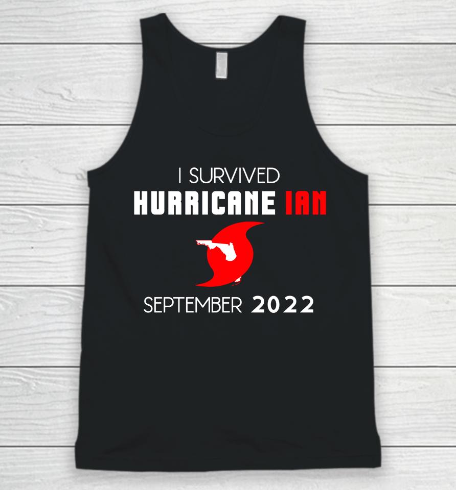 Florida Strong I Survived Hurricane Ian September 2022 Unisex Tank Top