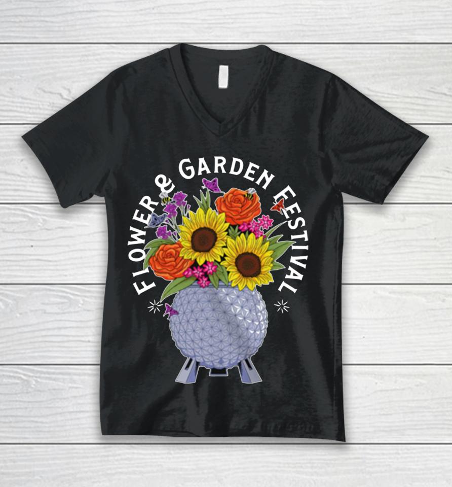 Flower And Garden Festival 2023 Unisex V-Neck T-Shirt