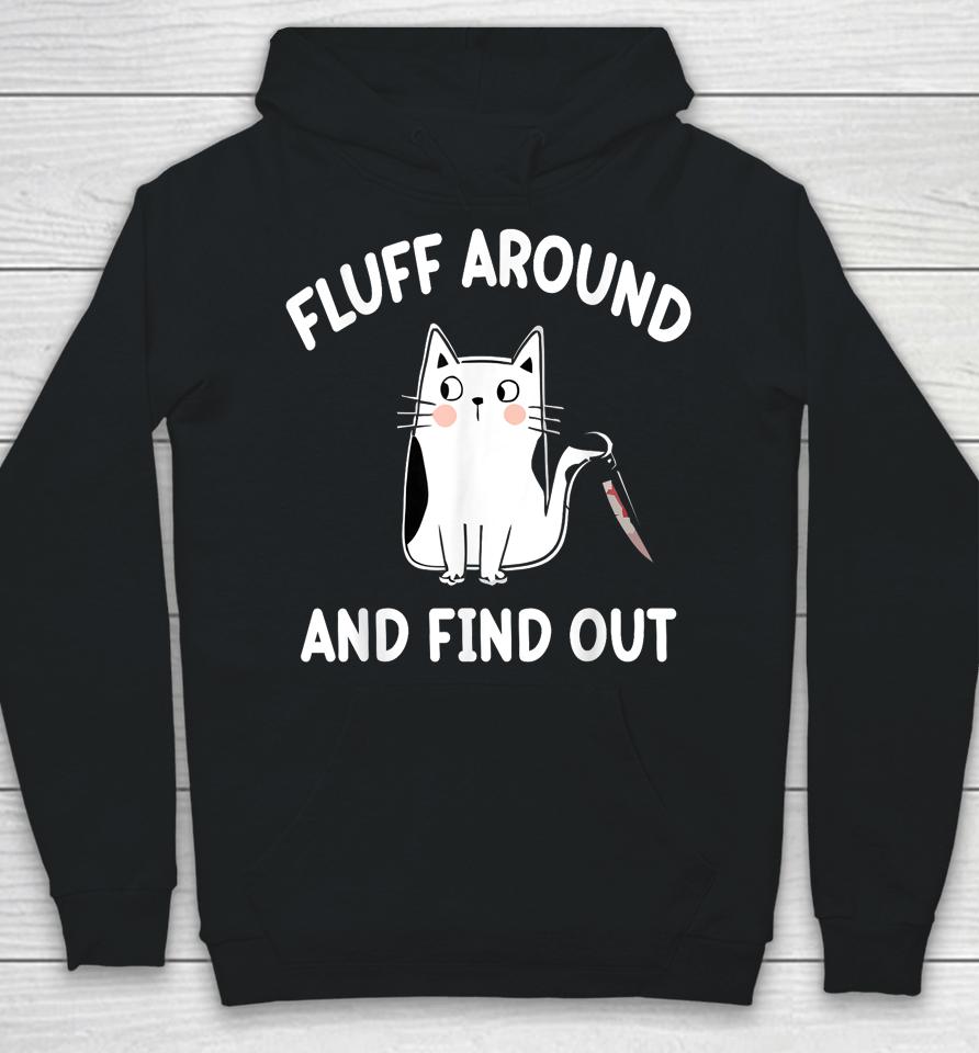 Fluff Around And Find Out, Funny Cat Hoodie