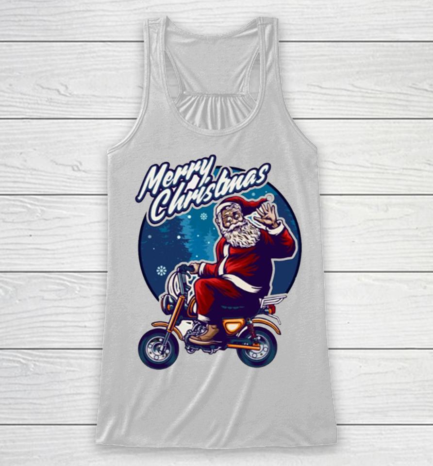 Flying On A Motorcycle For Enthusiasts Lovers Riders Racerback Tank