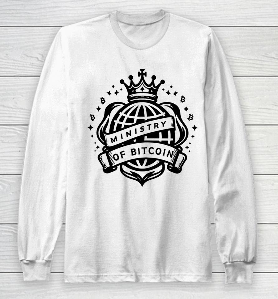 Fomo21 Store Ministry Of Bitcoin Long Sleeve T-Shirt
