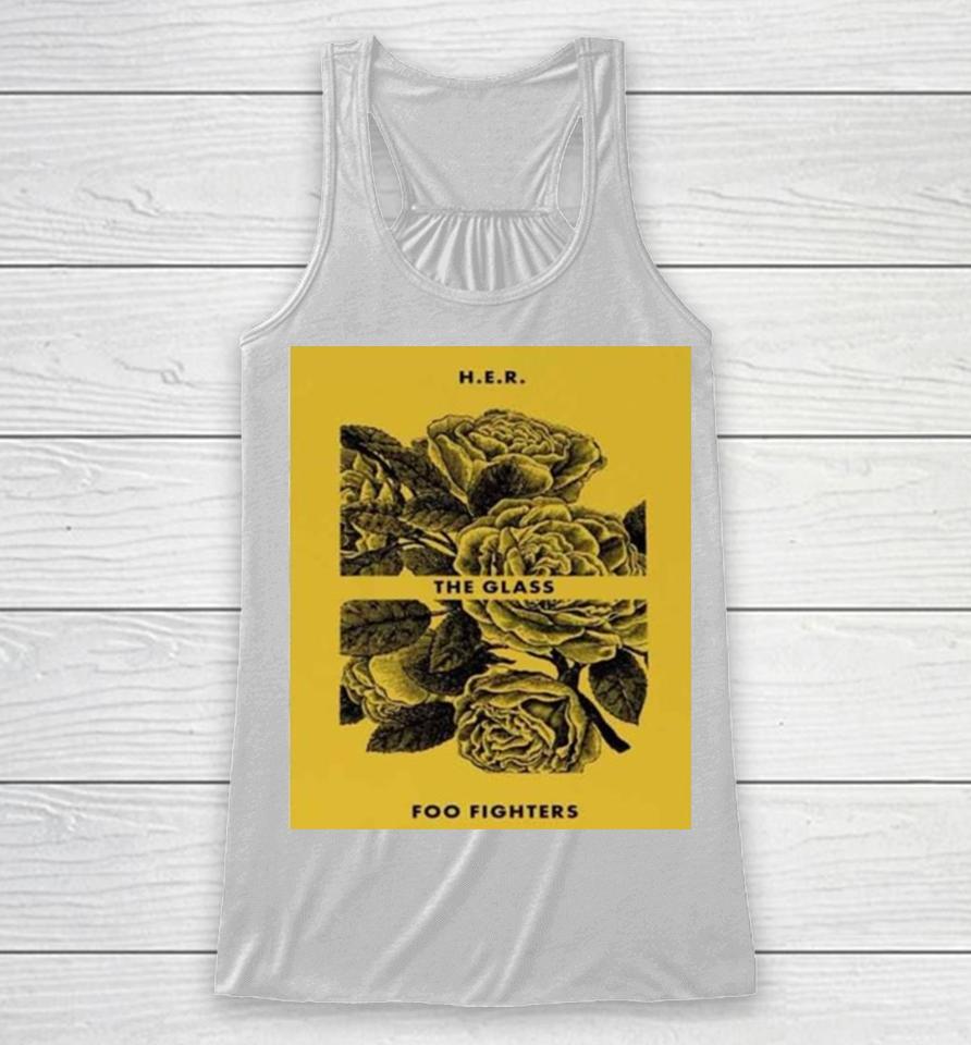 Foo Fighters Her The Glass Racerback Tank