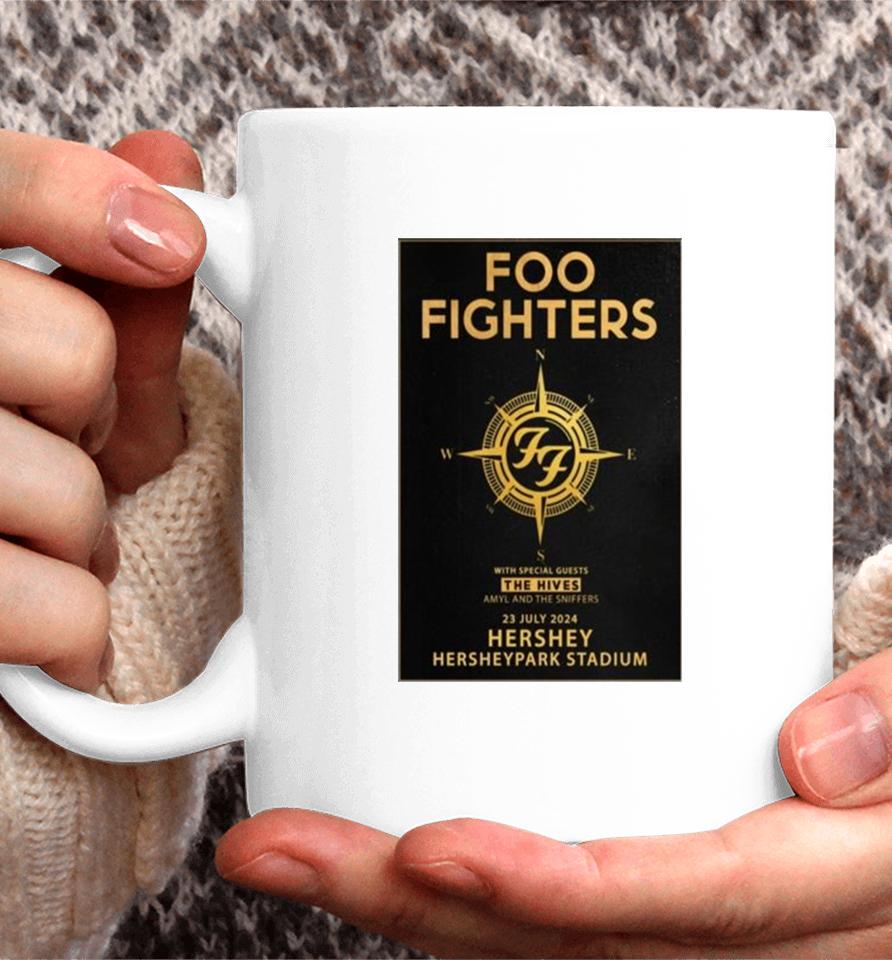 Foo Fighters July 23 2024 Hersheypark Stadium Hershey Coffee Mug