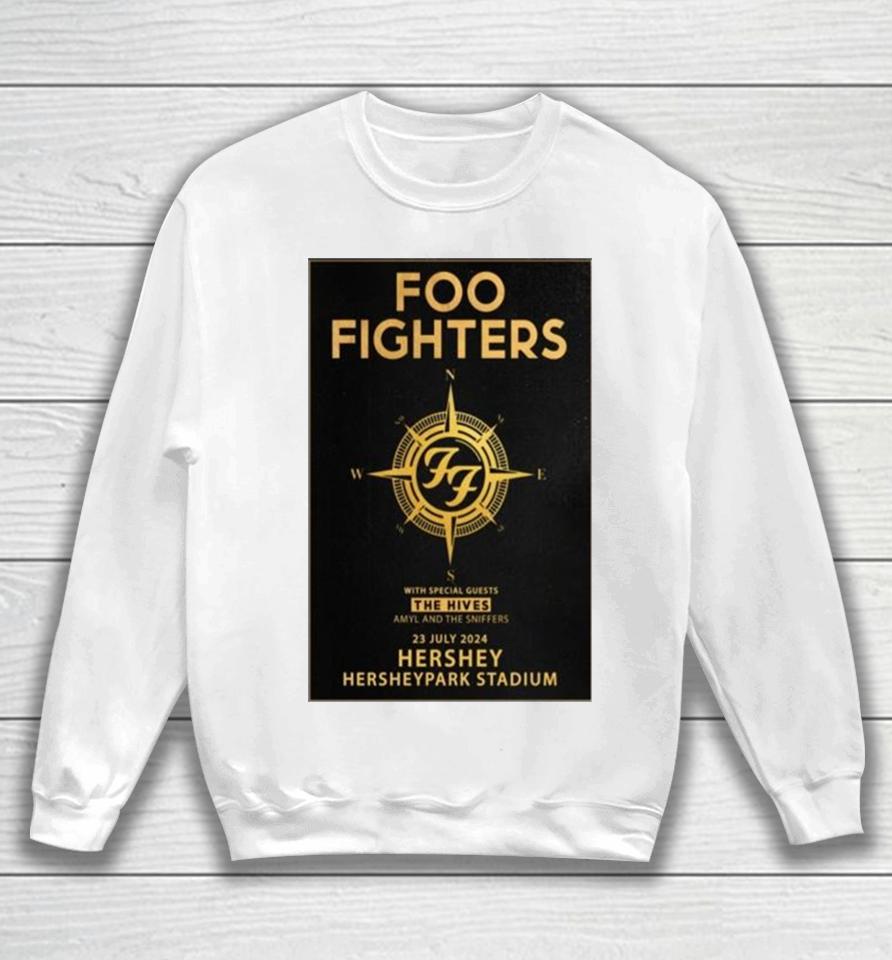 Foo Fighters July 23 2024 Hersheypark Stadium Hershey Sweatshirt