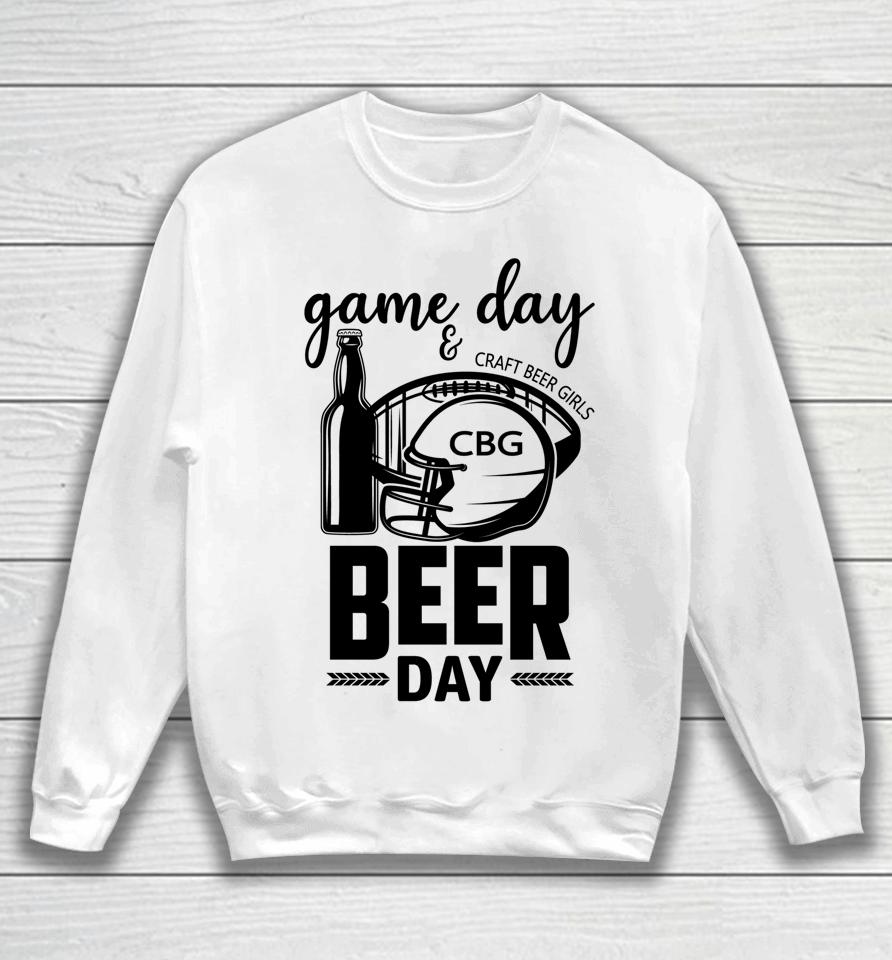 Football &Amp; Beer Day Sweatshirt
